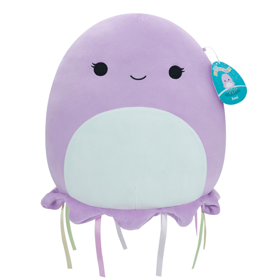 Squishmallow Kellytoy Plush 12" Anni The Purple Jellyfish 196566214392