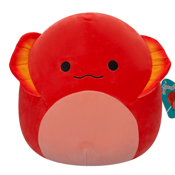 Squishmallow Kellytoy Plush 12" Maxie the Red Frilled Lizard 196566411630
