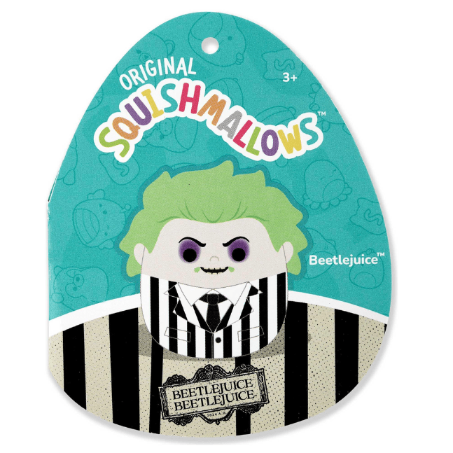 Squishmallow Kellytoy Plush 8" Beetlejuice 196566454675