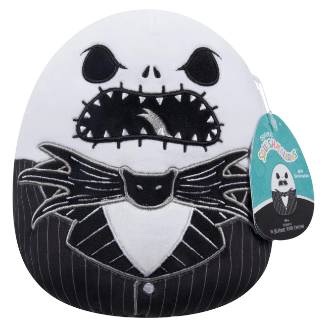 Squishmallow Kellytoy Plush Disney The Nightmare Before Christmas 8" Angry Jack Skellington (RARE) 191726784470