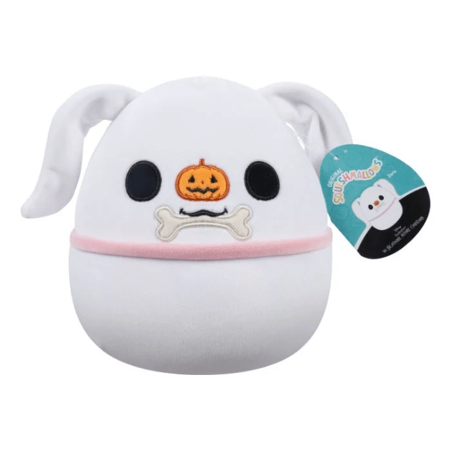 Squishmallow Kellytoy Plush Disney The Nightmare Before Christmas 8" Zero with Bone 191726788362