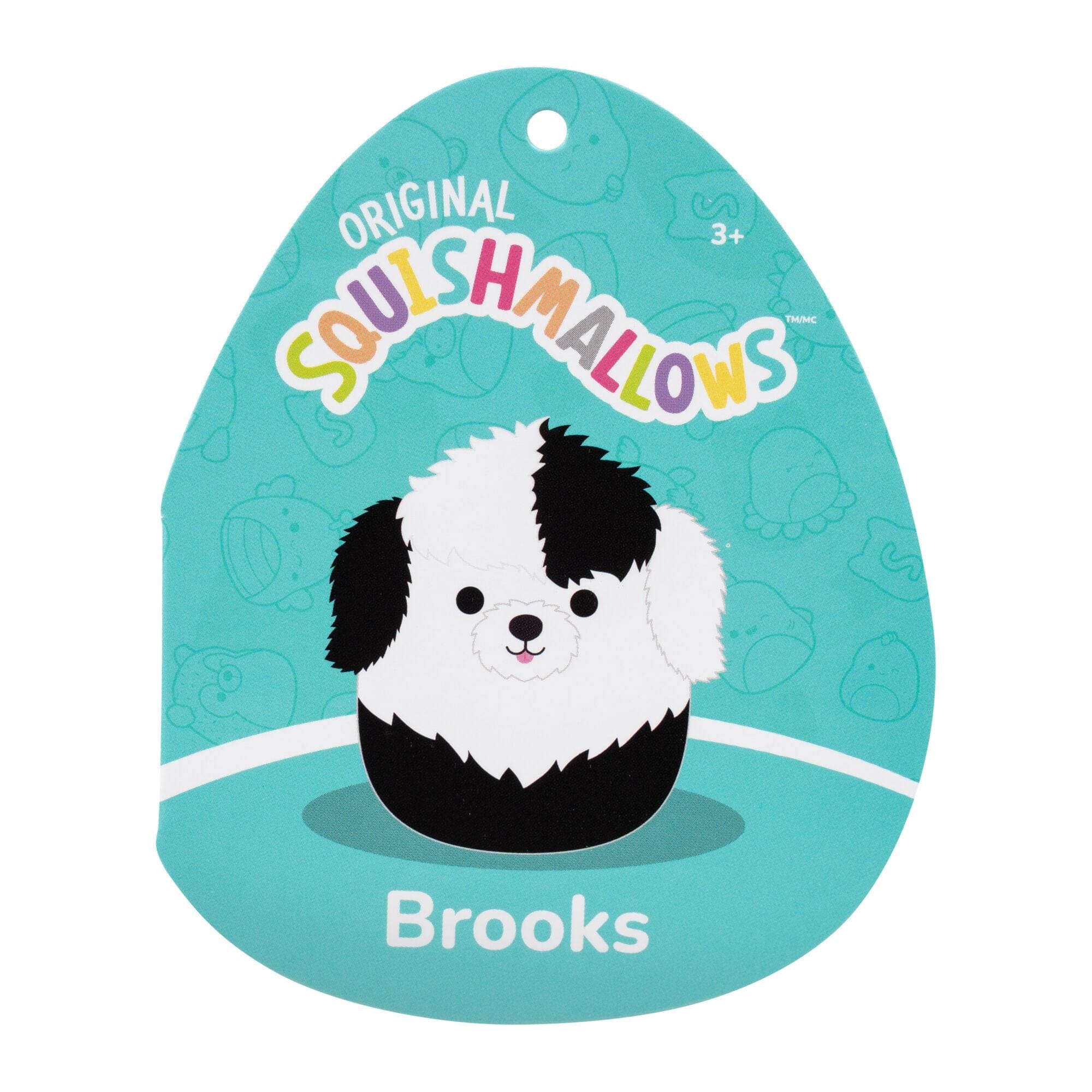 Squishmallows Brooks the Black and White Sheepadoodle - 16 inch