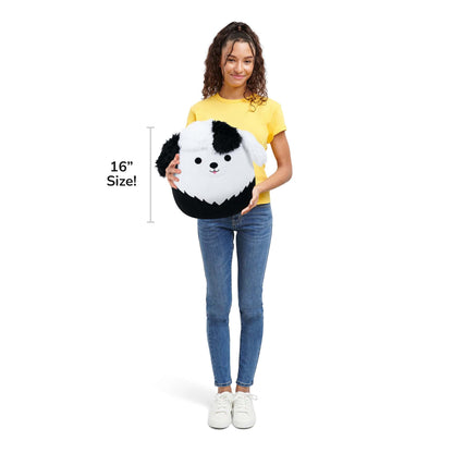 Squishmallows Brooks the Black and White Sheepadoodle - 16 inch