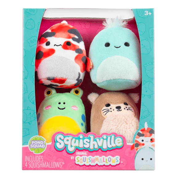 Squishville Mini Squishmallow 4 Pack: Pond Squad 191726876984