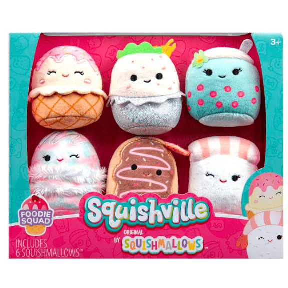 Squishville Mini Squishmallow 6 Pack: Foodie Squad 191726507017