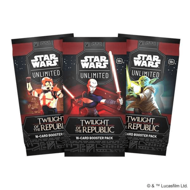 Star Wars: Unlimited Twilight of the Republic Booster Pack (1 Selected at random) 841333122225