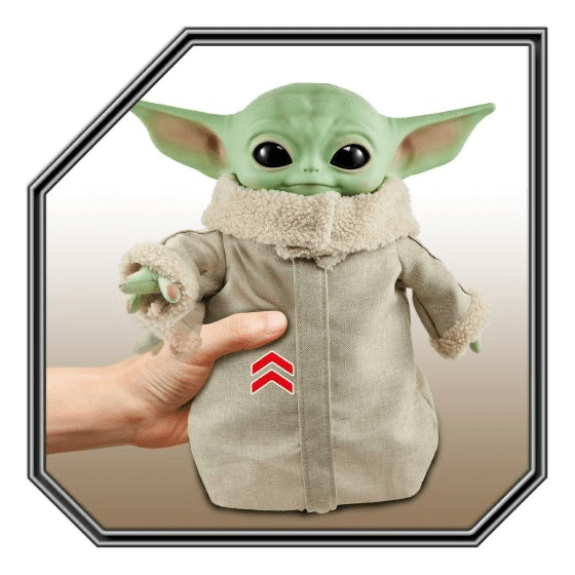 Star Wars: Squeeze & Blink 11" Grogu Plush 194735090167