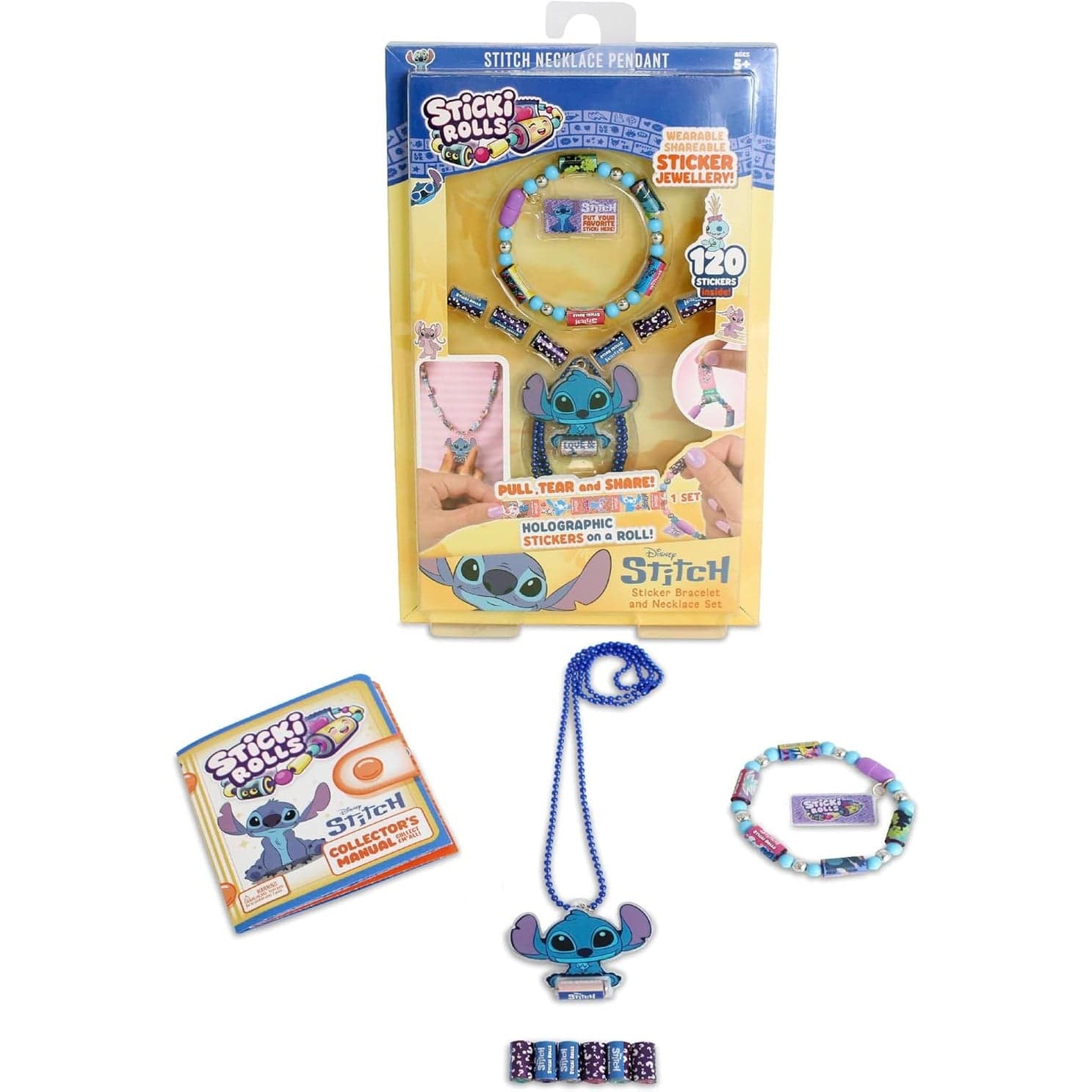 Sticki Rolls Disney Stitch Pendant Pack 850068290154
