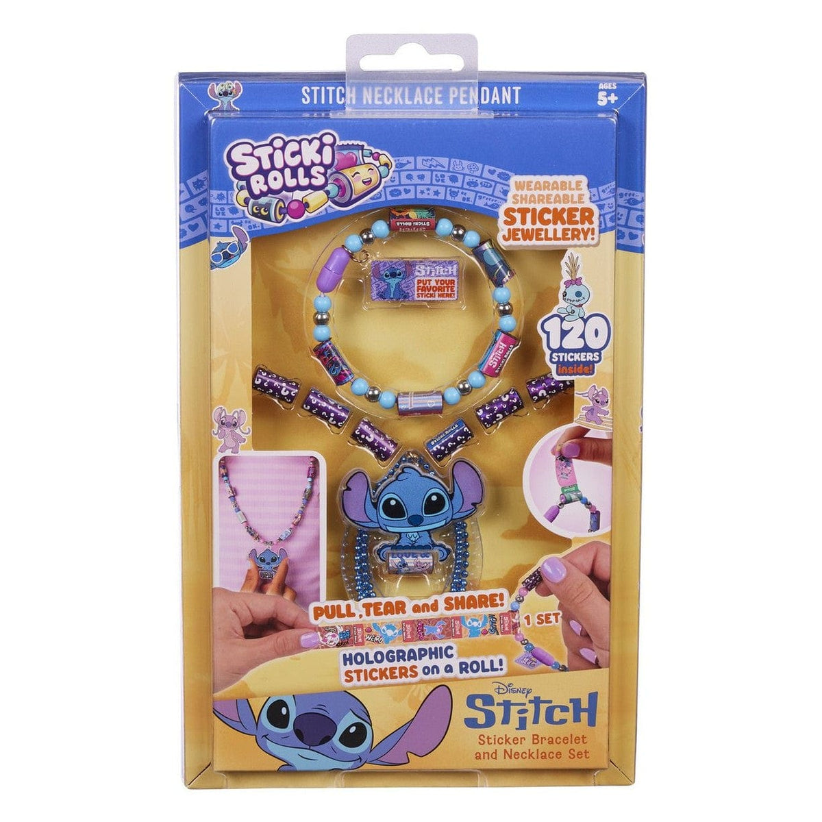 Sticki Rolls Disney Stitch Pendant Pack 850068290154