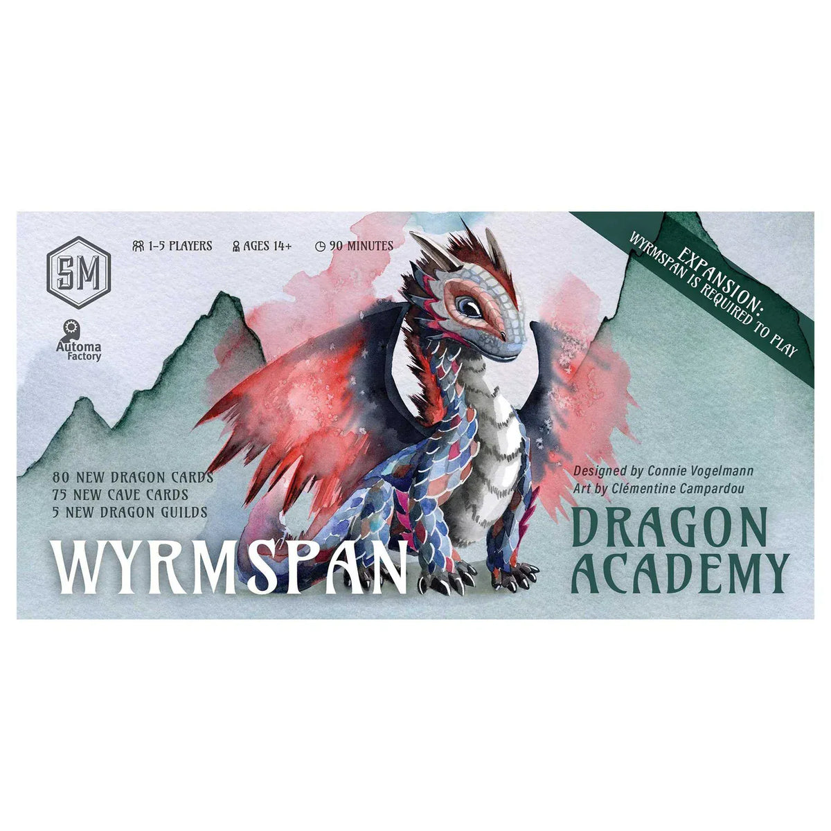 Wyrmspan Dragon Academy Expansion 850064100167