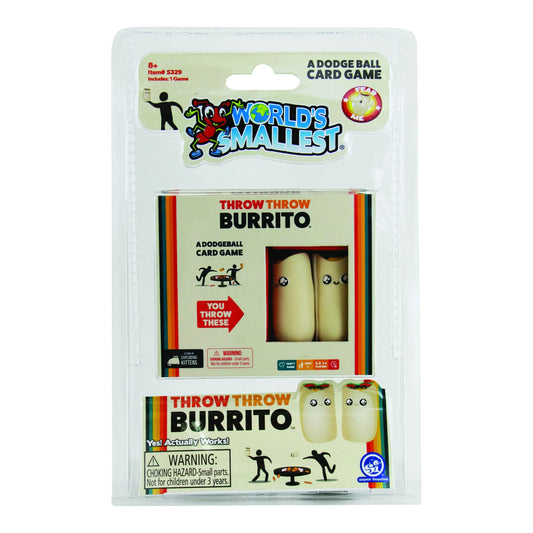 World's Smallest Throw Throw Burrito Mini Dodgeball Card Game