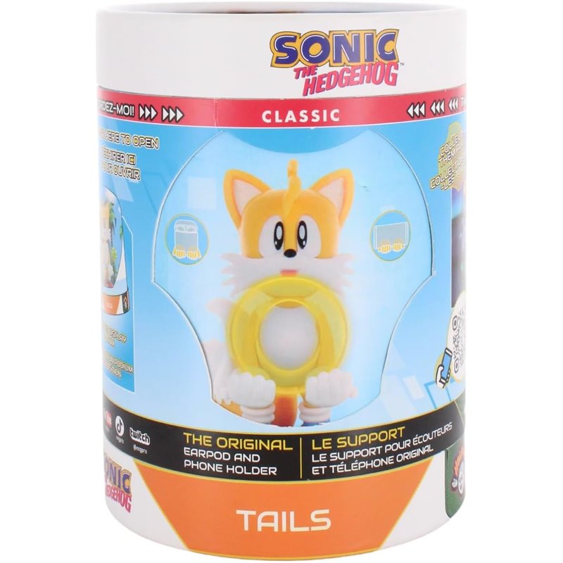 Cable Guys Mini Sonic the Hedgehog Tails Phone Stand