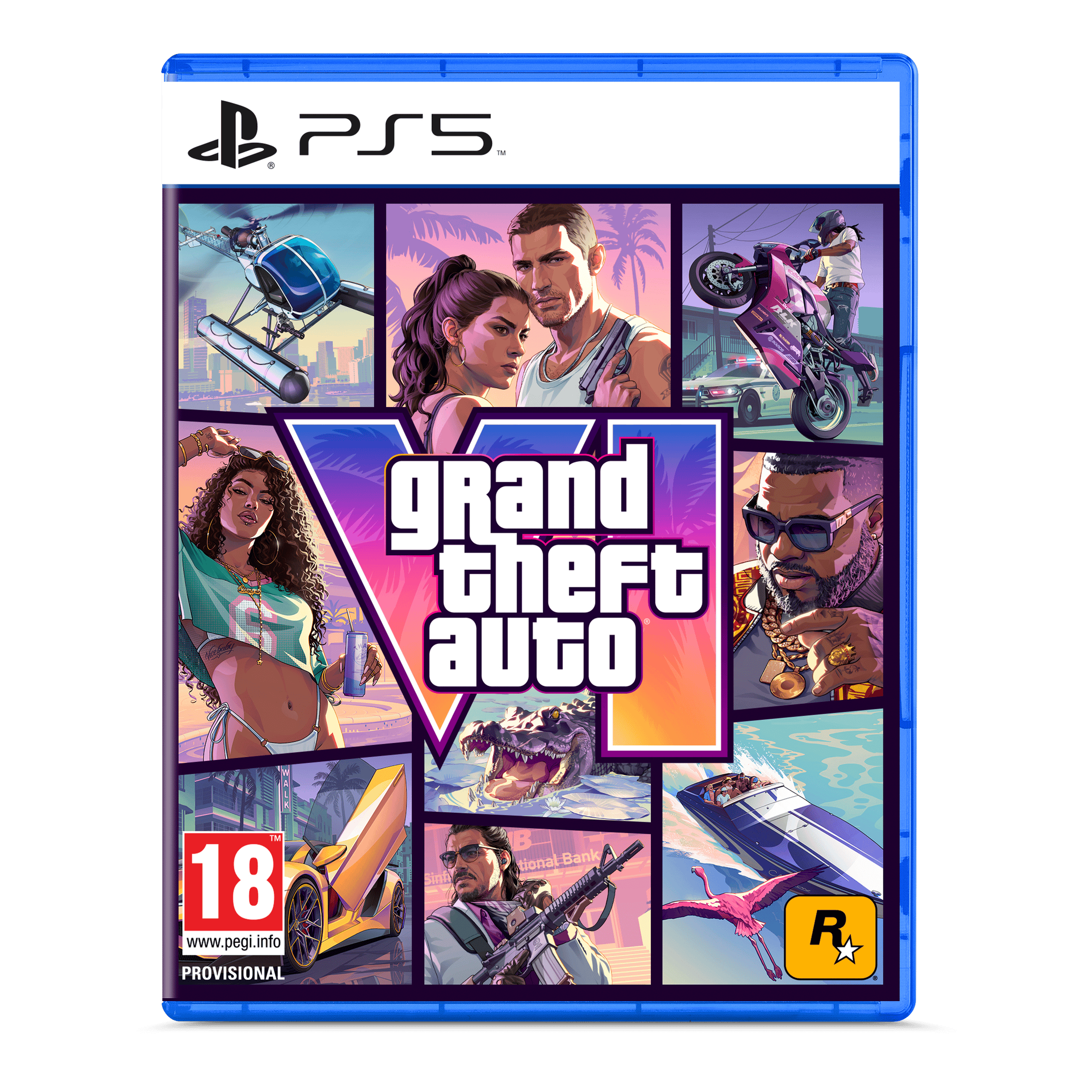 Grand Theft Auto VI - Playstation 5 (Code in Box) Release Date 19th November 2026 5026555439794