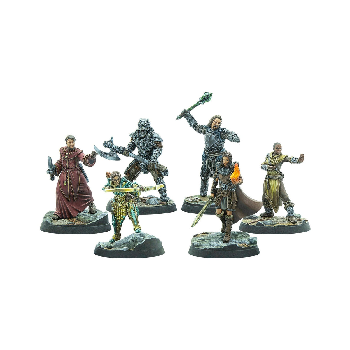 The Elder Scrolls: Call to Arms – Dragonborn Heroes Resin Miniatures