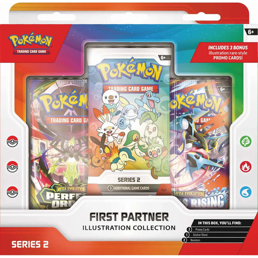 Pokémon TCG: First Partner Illustration Collection - Series 2 (Release date 19/06/2026 - Order will be dispatched on 18/06/26) 0196214155978