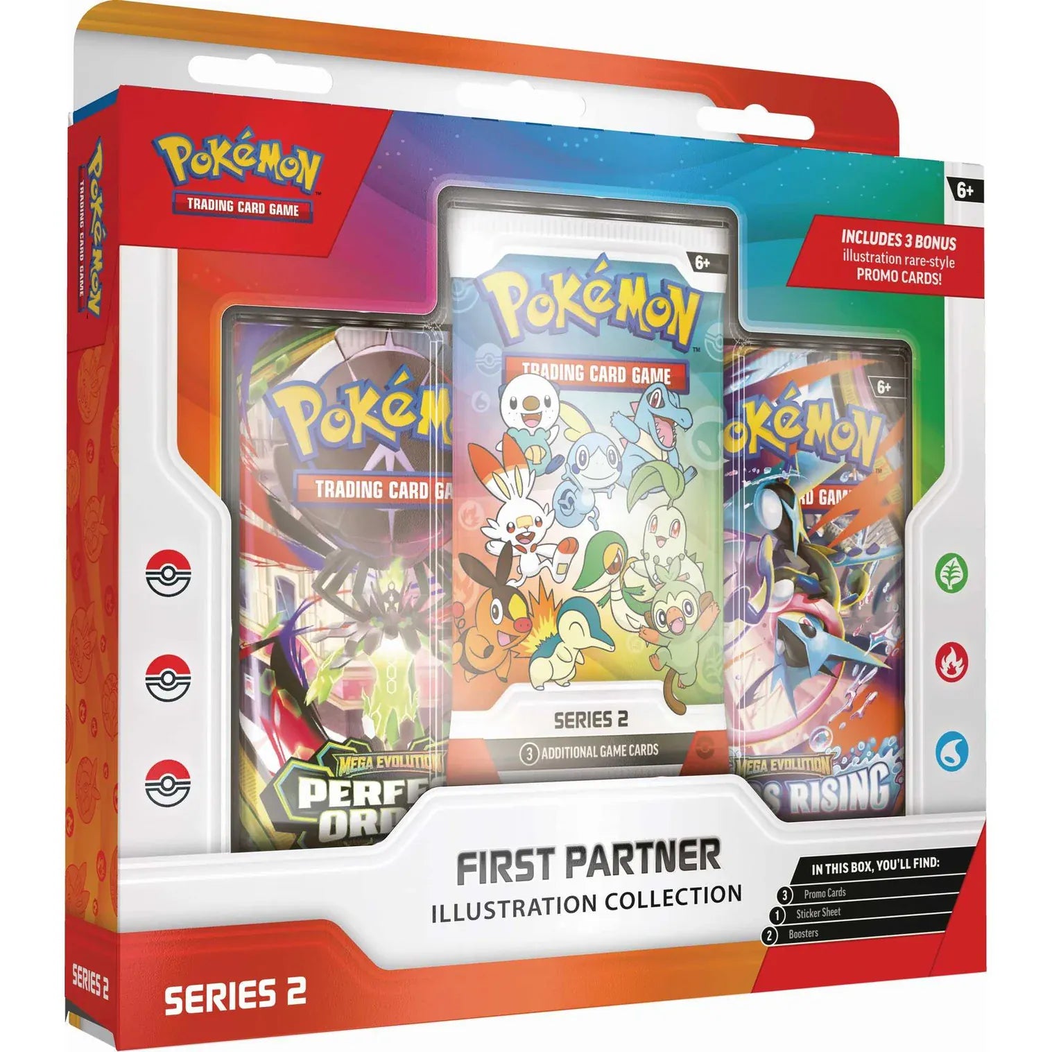 Pokémon TCG: First Partner Illustration Collection - Series 2 (Release date 19/06/2026 - Order will be dispatched on 18/06/26) 0196214155978