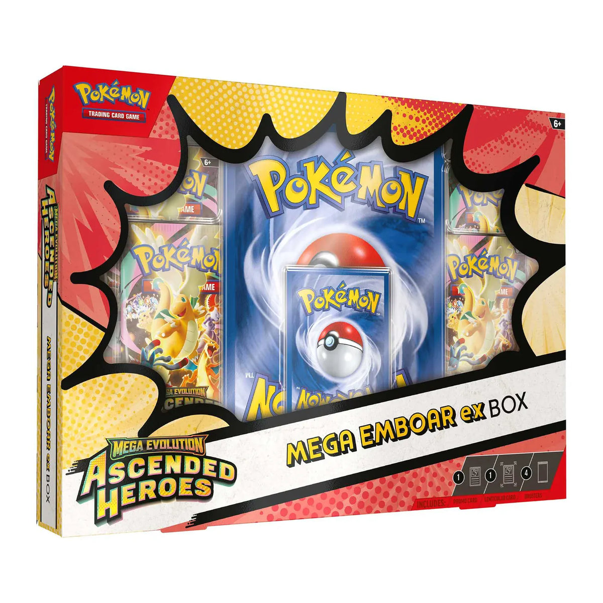 Pokémon TCG: Mega Evolution Ascended Heroes - Mega Emboar ex Box (Release Date 24/04/26 - We will Post on the 23rd April) 196214141483