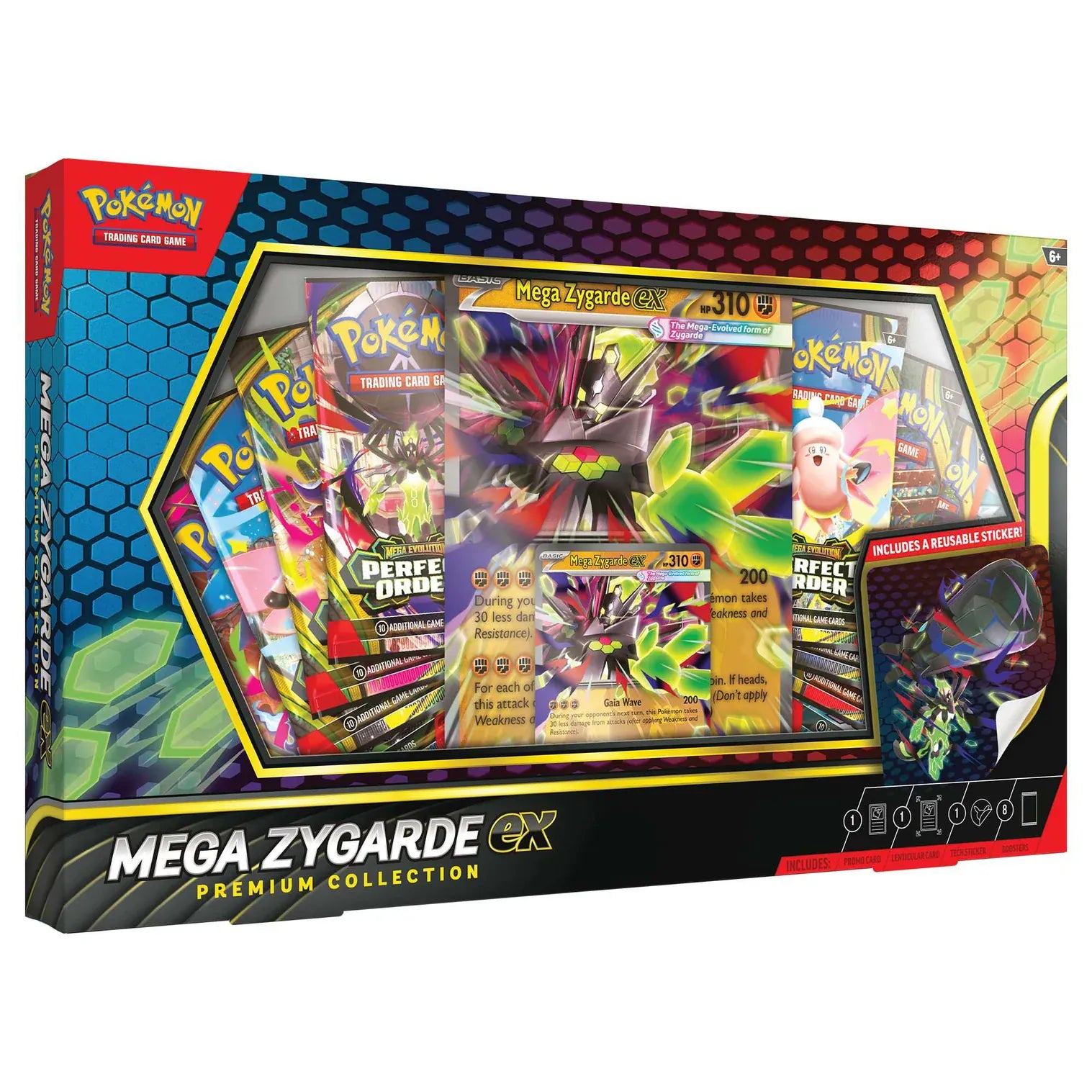 Pokémon TCG: Mega Zygarde ex Premium Collection 0196214153349