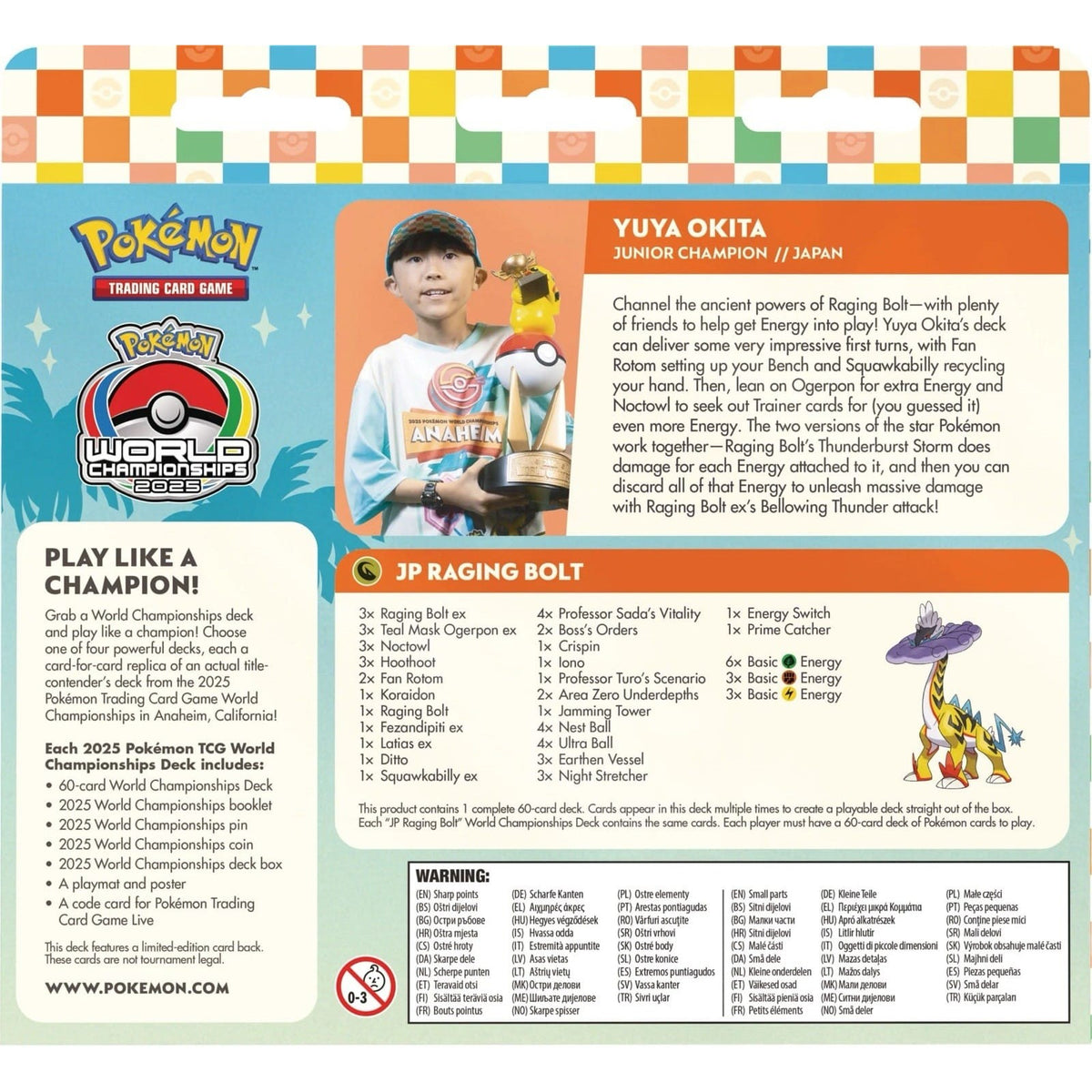 Pokémon TCG: World Championship Decks 2025