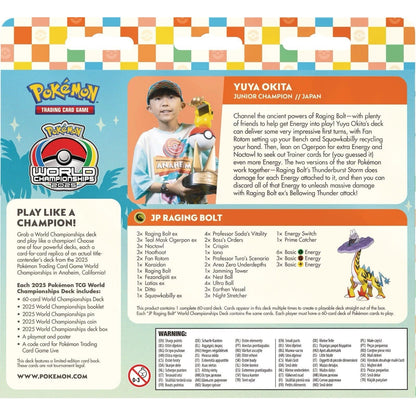 Pokémon TCG: World Championship Decks 2025