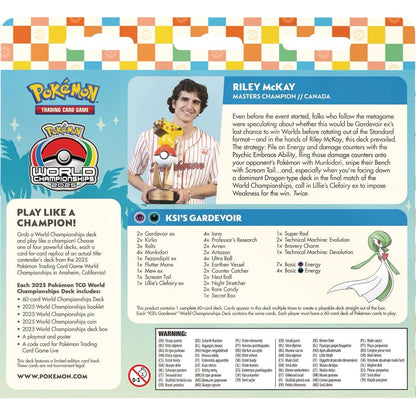 Pokémon TCG: World Championship Decks 2025