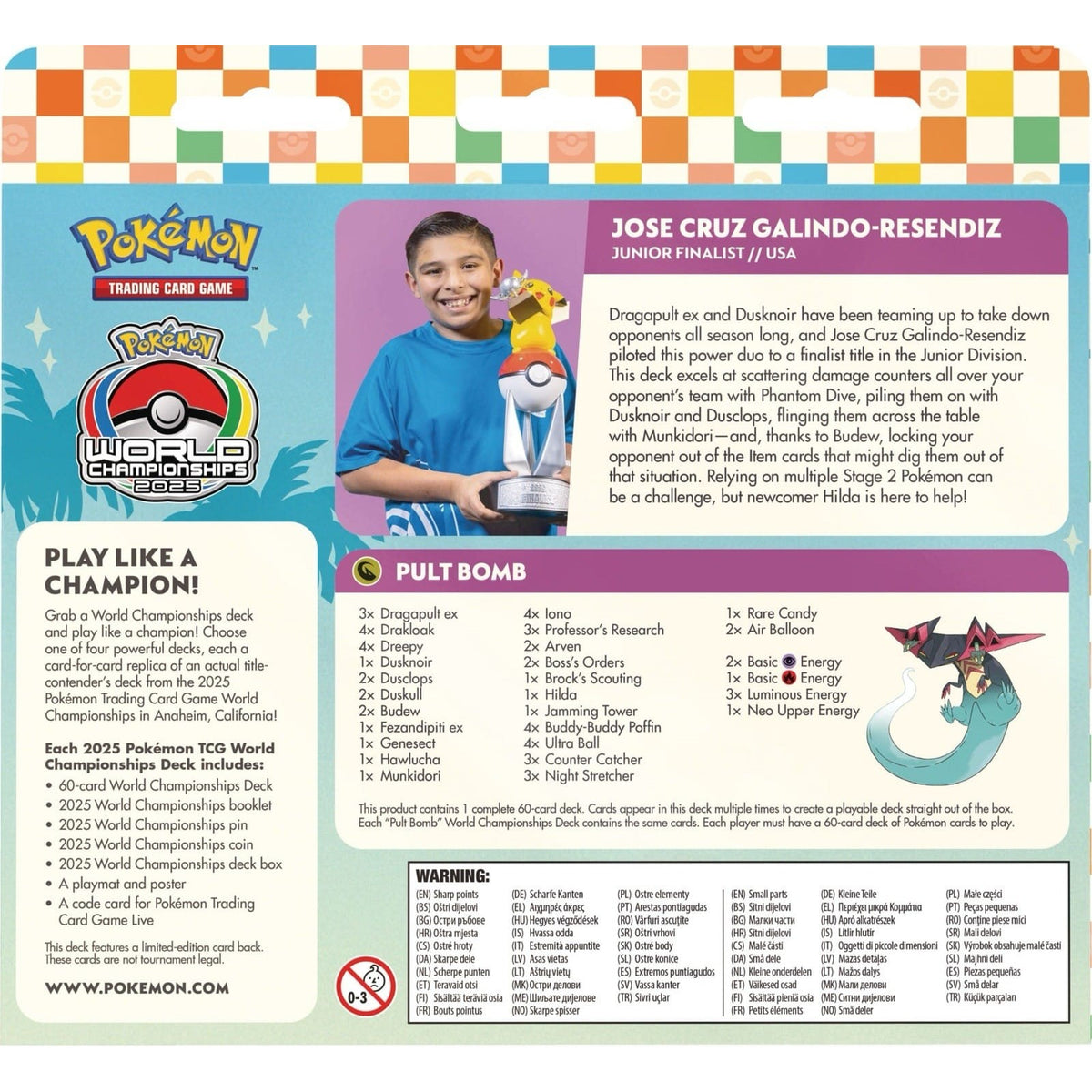 Pokémon TCG: World Championship Decks 2025