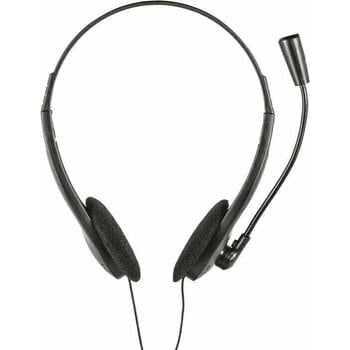 Trust Ziva Chat Wired Stereo Headset with Microphone - Black