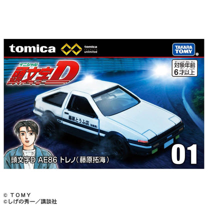 TOMICA Premium Unlimited 01 Initial D AE86 Trueno