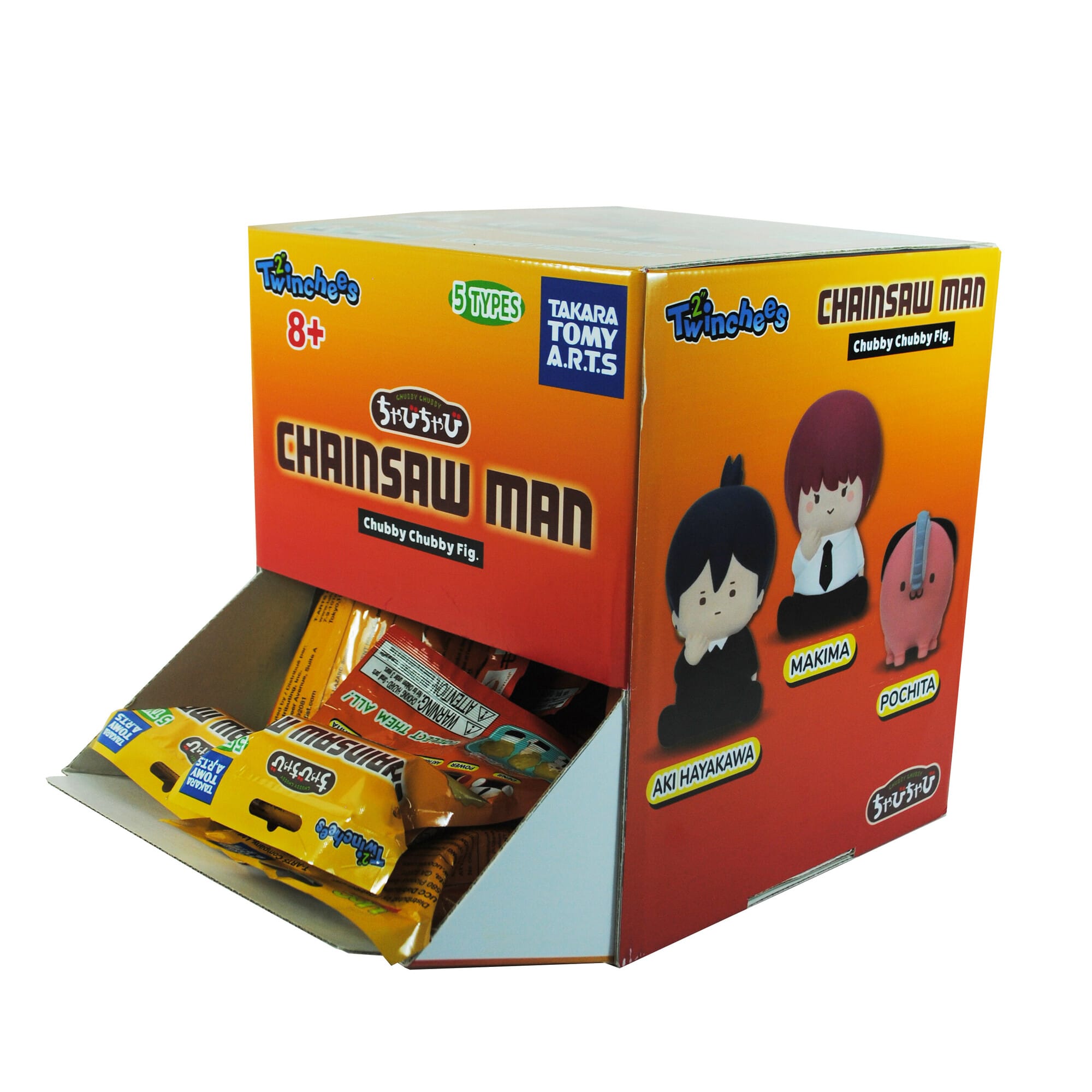 Chainsaw Man Twinchees Chubby Chubby 5cm Figure by Tomy – Mystery Pack (1 Selected at Random) 0810059731400