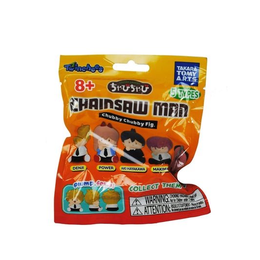 Chainsaw Man Twinchees Chubby Chubby 5cm Figure by Tomy – Mystery Pack (1 Selected at Random) 0810059731400