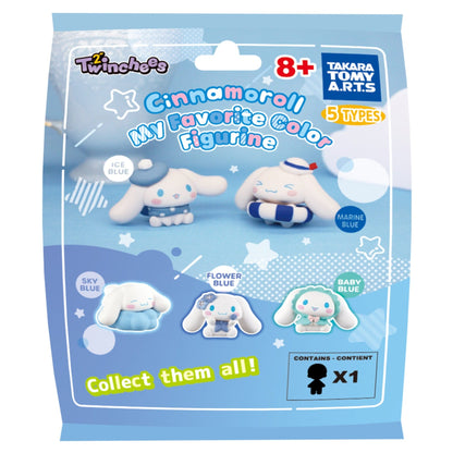 Cinnamoroll Twinchees My Favourite Colour 5cm Figure by Tomy – Mystery Pack (1 Selected at Random) 0810059732087
