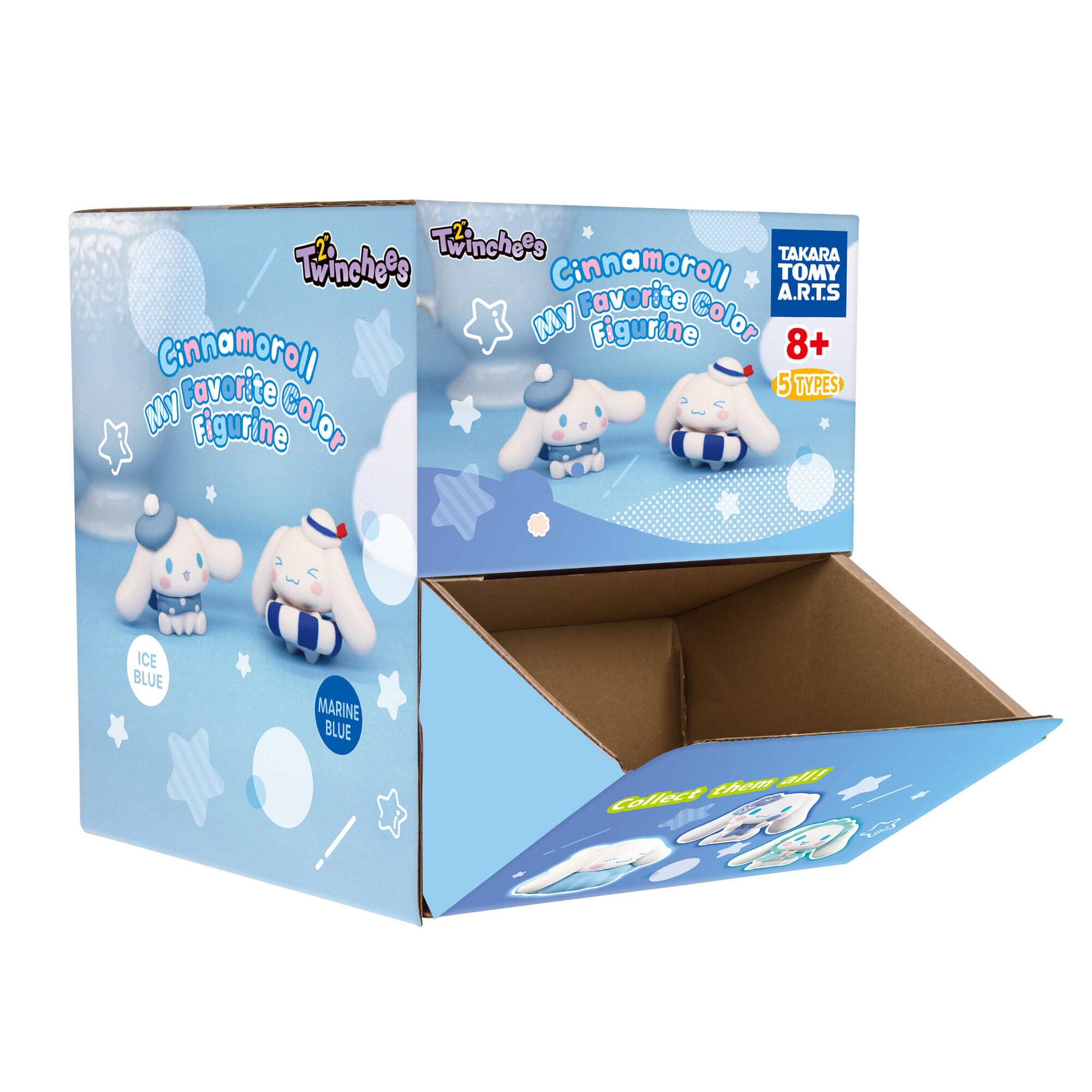 Cinnamoroll Twinchees My Favourite Colour 5cm Figure by Tomy – Mystery Pack (1 Selected at Random) 0810059732087