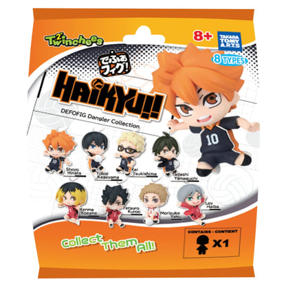 Haikyu!! Twinchees Defofig Dangler 5cm Figure by Tomy – Mystery Pack (1 Selected at Random) 00810059732667
