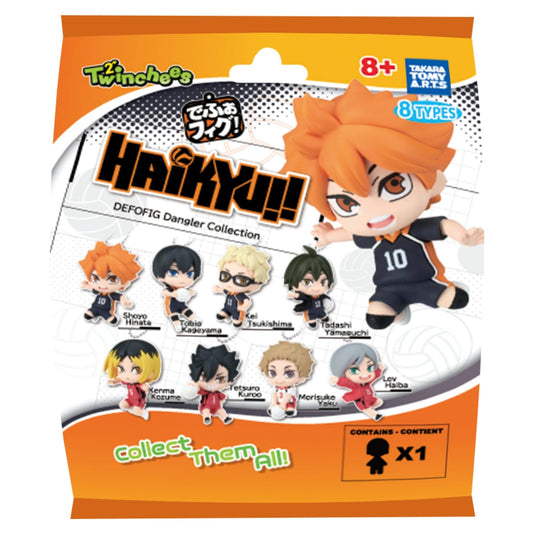 Haikyu!! Twinchees Defofig Dangler 5cm Figure by Tomy – Mystery Pack (1 Selected at Random) 00810059732667