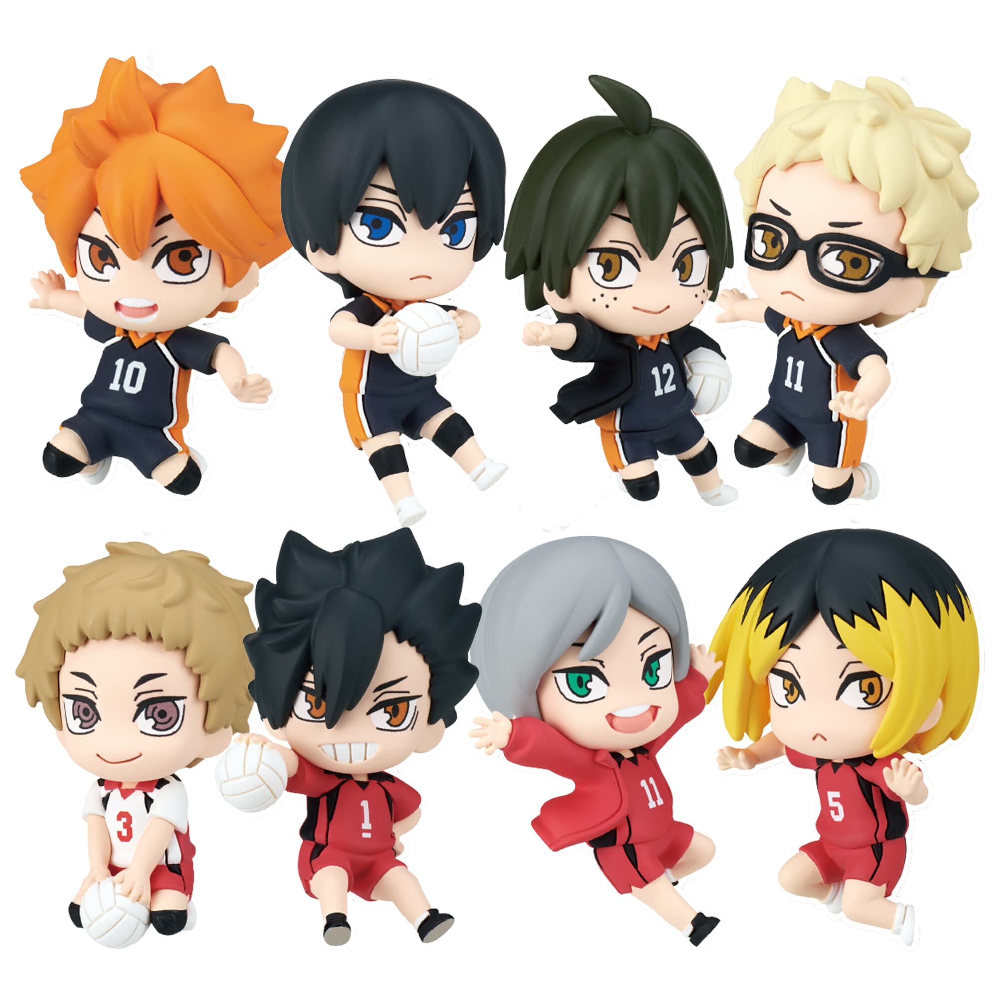 Haikyu!! Twinchees Defofig Dangler 5cm Figure by Tomy – Mystery Pack (1 Selected at Random) 00810059732667