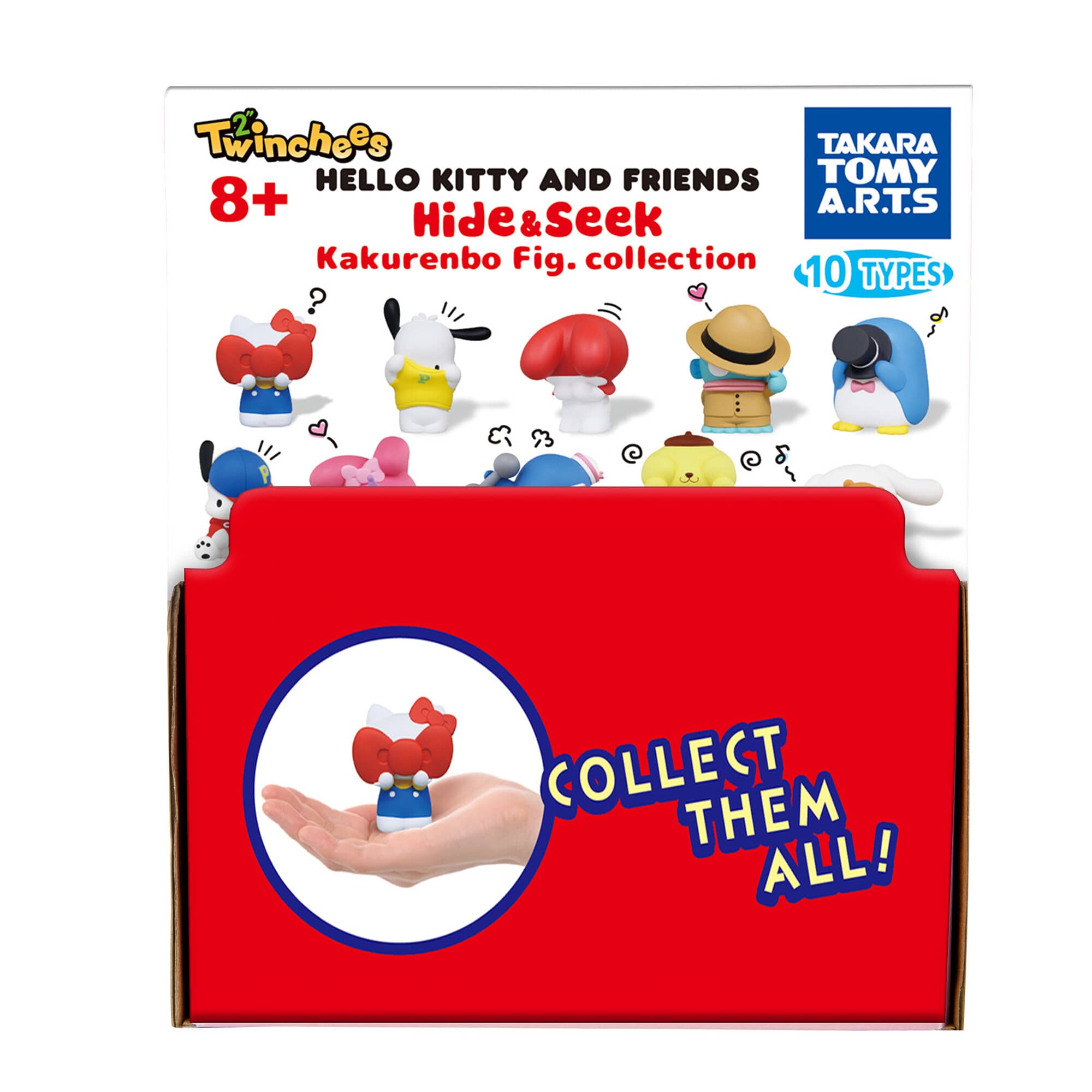 Hello Kitty & Friends Twinchees Hide and Seek 5cm Figure by Tomy – Mystery Pack (1 Selected at Random) 0810059732537