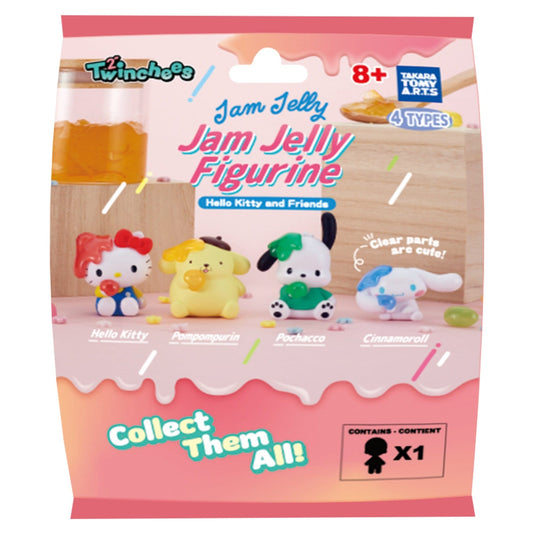 Hello Kitty & Friends Twinchees Jam Jelly 5cm Figure by Tomy – Mystery Pack (1 Selected at Random) 00810059732704