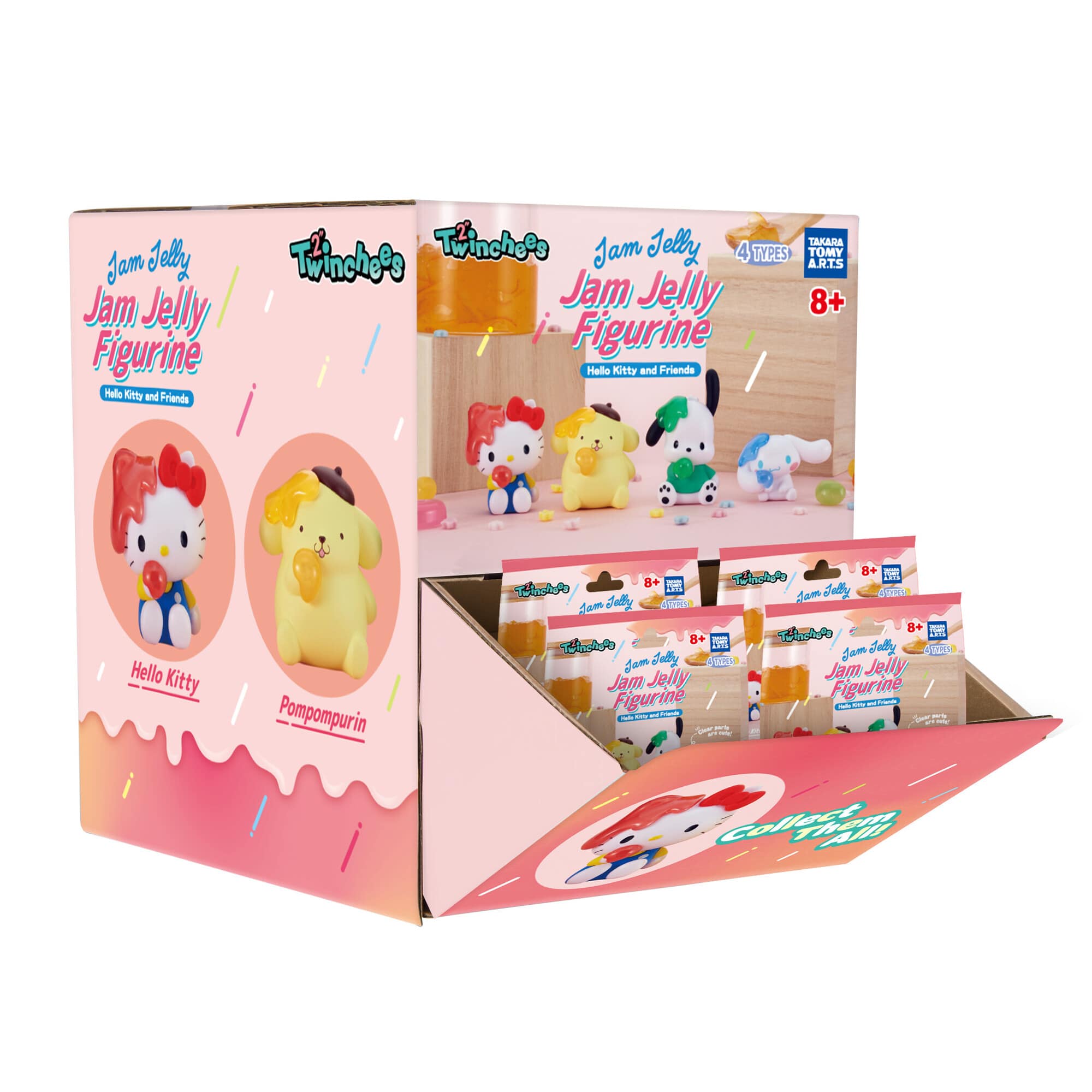 Hello Kitty & Friends Twinchees Jam Jelly 5cm Figure by Tomy – Mystery Pack (1 Selected at Random) 00810059732704