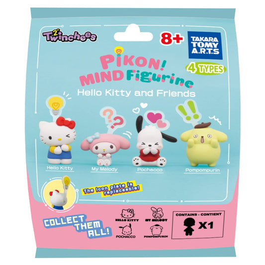 Hello Kitty & Friends Twinchees Pikon Mind 5cm Figure by Tomy – Mystery Pack (1 Selected at Random) 00810059732063