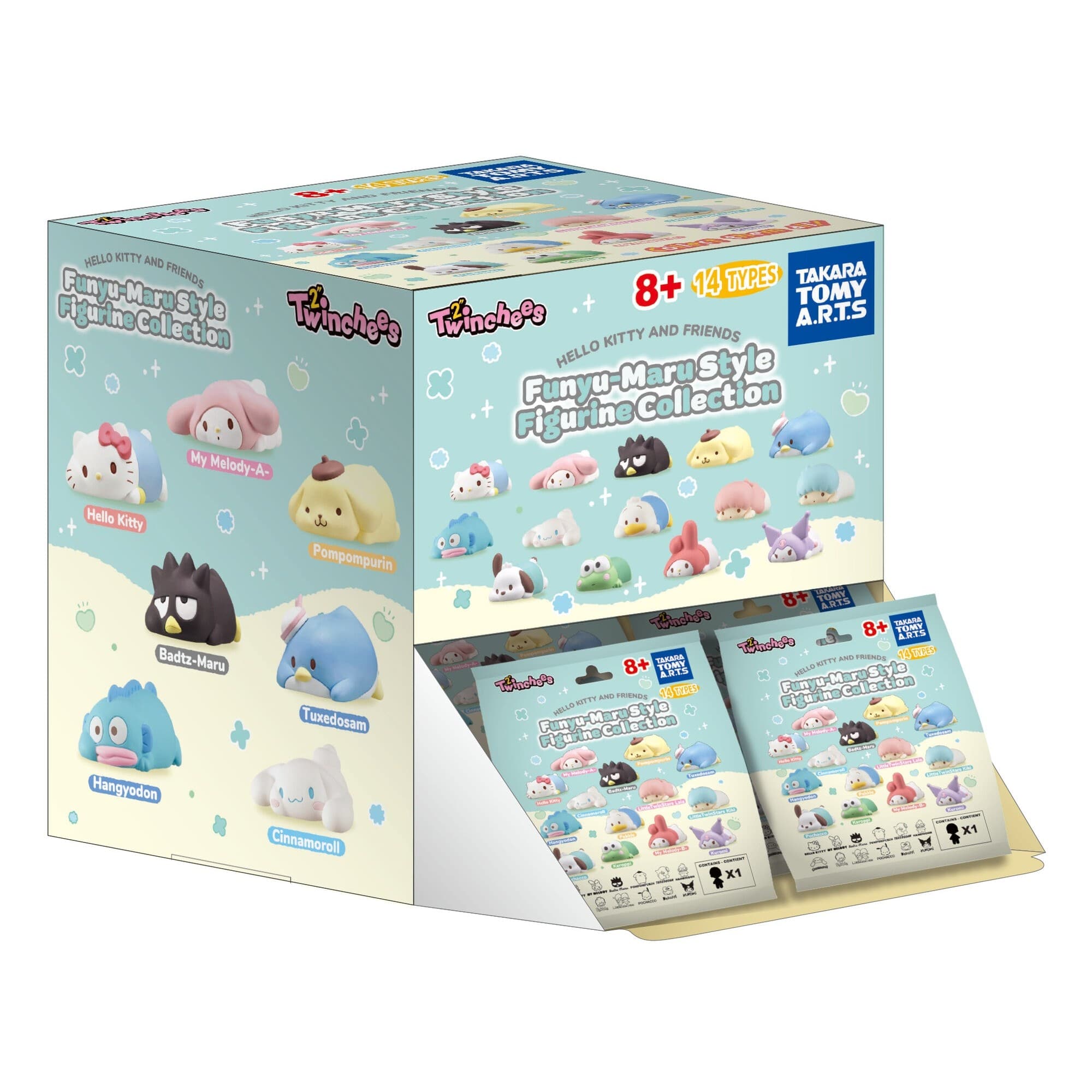Hello Kitty Twinchees Funyu-Maru 5cm Figure by Tomy – Mystery Pack (1 Selected at Random) 0810059731608