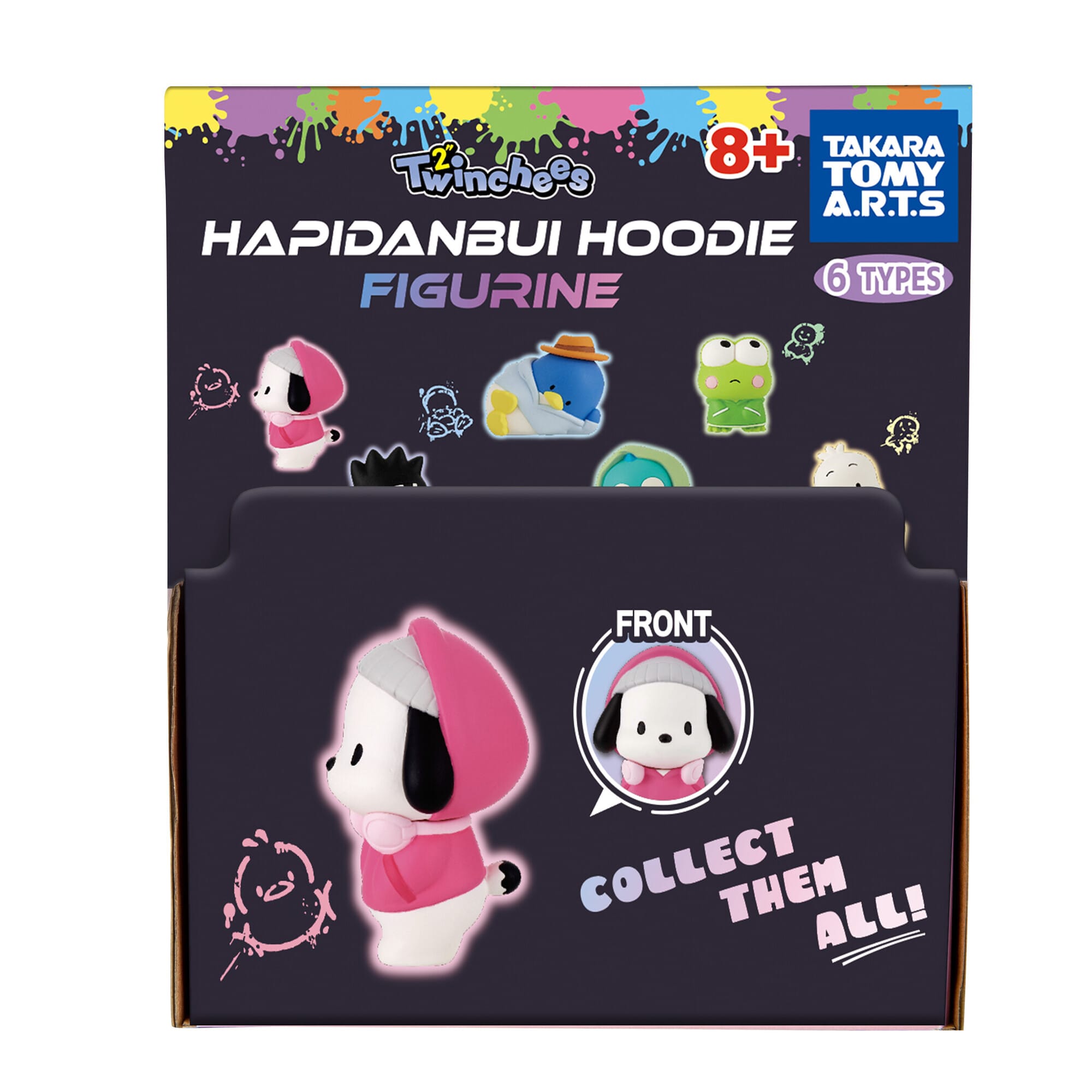 Hello Kitty Twinchees Hapidanbui Hoodie 5cm Figure by Tomy – Mystery Pack (1 Selected at Random) 0810059731585