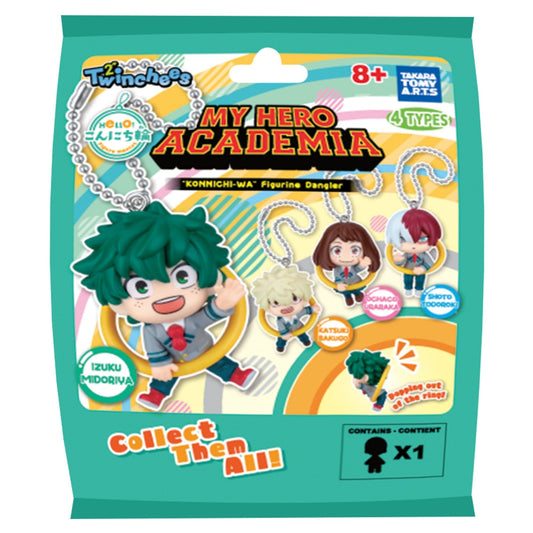 My Hero Academia Twinchees Konnichiwa 5cm Figure by Tomy – Mystery Pack (1 Selected at Random) 00810059732865