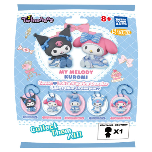 My Melody & Kuromi Twinchees Sweet Lolita 5cm Figure by Tomy – Mystery Pack (1 Selected at Random) 00810059732681