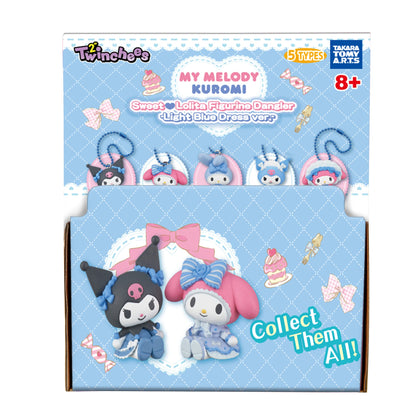 My Melody & Kuromi Twinchees Sweet Lolita 5cm Figure by Tomy – Mystery Pack (1 Selected at Random) 00810059732681