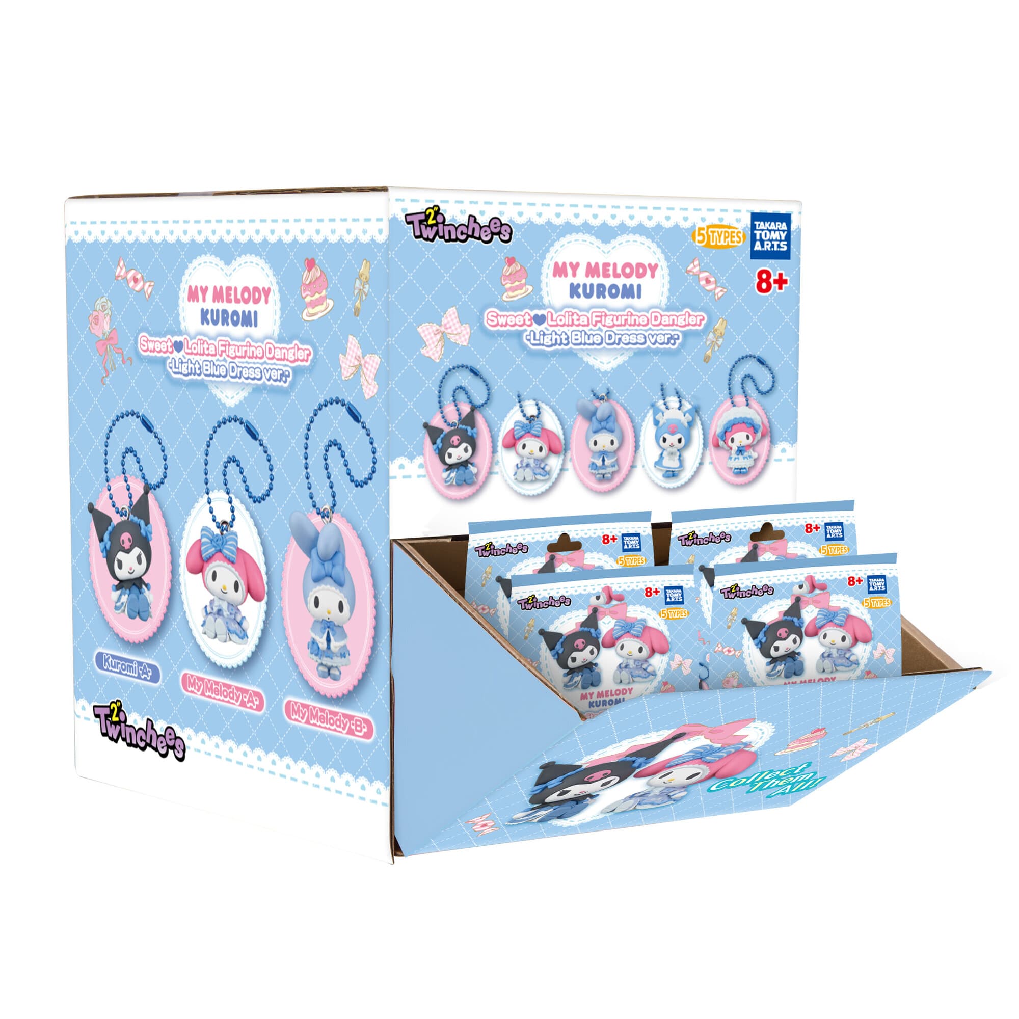 Twinchees My Melody & Kuromi 5cm Figure Toy | Lennie's Toys