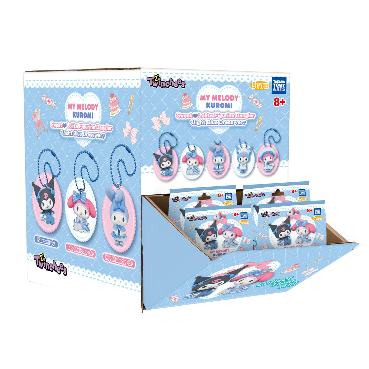 My Melody & Kuromi Twinchees Sweet Lolita 5cm Figure by Tomy – Mystery Pack (1 Selected at Random) 00810059732681