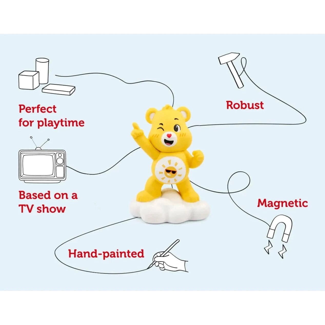 Tonies – Care Bear -  Funshine Bear 4251192140012