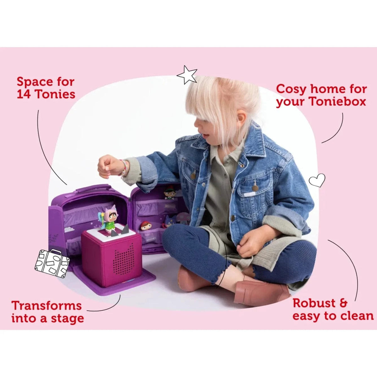 Tonies Carry Case Max – Over the Rainbow 4251192136619