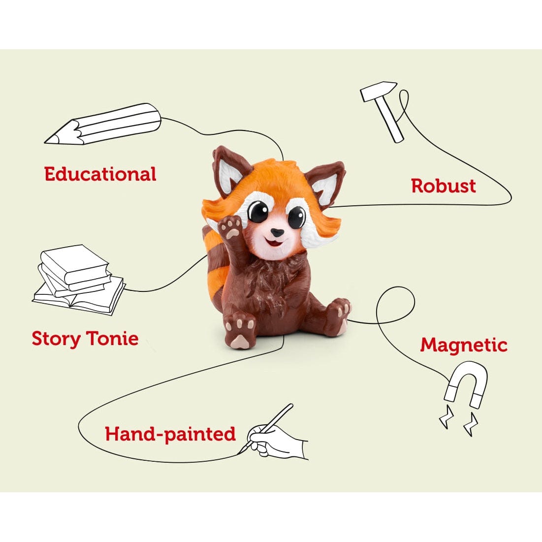 Tonies Figure – Red Panda – Conservation Crew 4251192130839