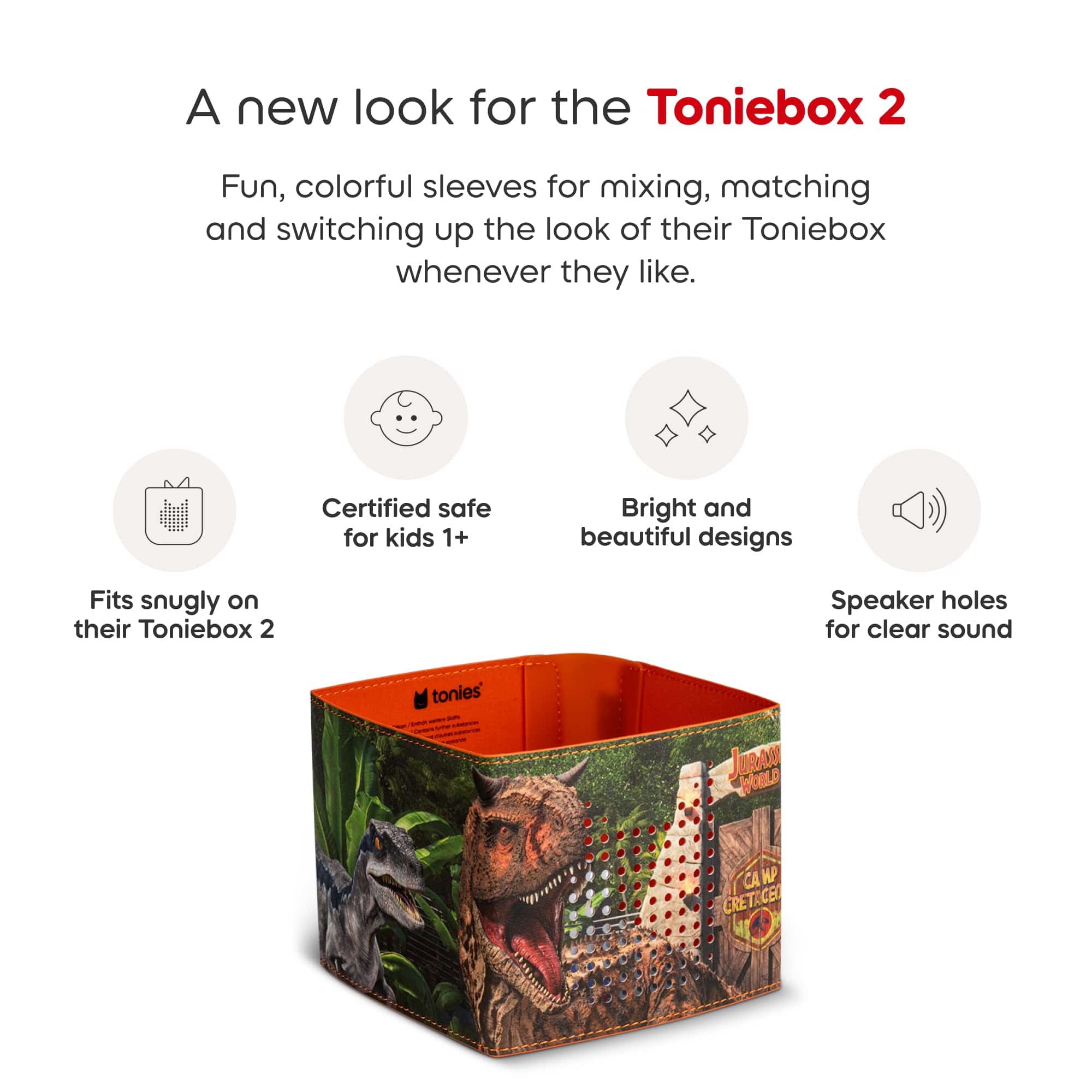 Tonies Jurassic World Toniebox 2 Sleeve 4251192170897